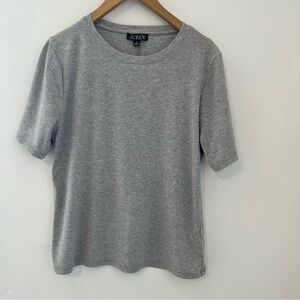 J. Crew Heather Gray Short Sleeve Tee